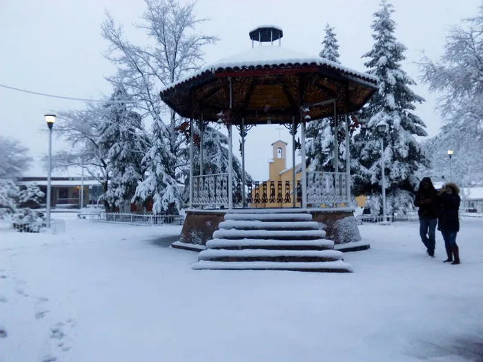 Cascada Cusárare en Invierno